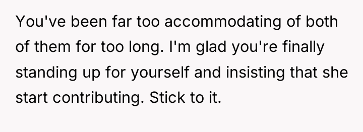 You've been far too accommodating of both of them for...