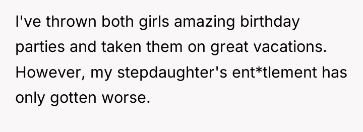 I've thrown both girls amazing birthday parties and taken them...
