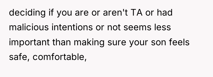 deciding if you are or aren't TA or had malicious...