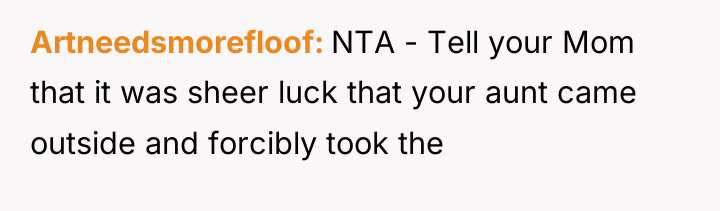 Artneedsmorefloof NTA - Tell your Mom that it was sheer...