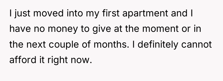 I just moved into my first apartment and I have...
