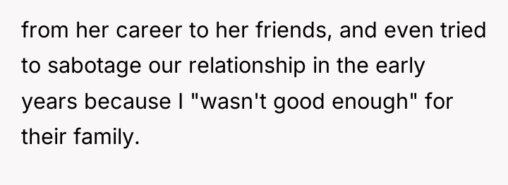 from her career to her friends, and even tried to...