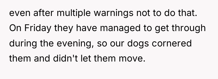 even after multiple warnings not to do that. On Friday...