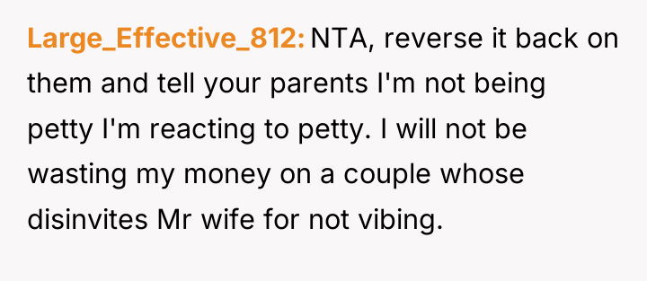 Large_Effective_812 NTA, reverse it back on them and tell your...