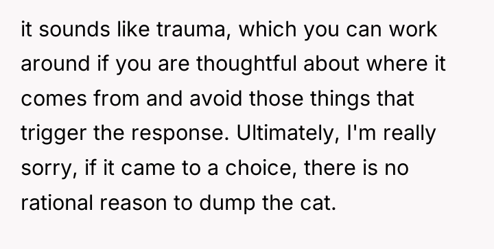 it sounds like trauma, which you can work around if...