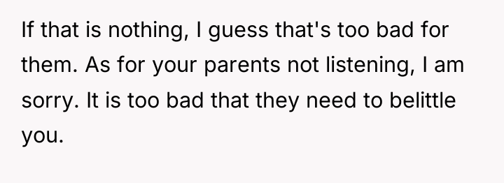 If that is nothing, I guess that's too bad for...