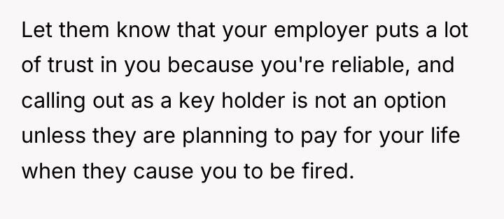 Let them know that your employer puts a lot of...