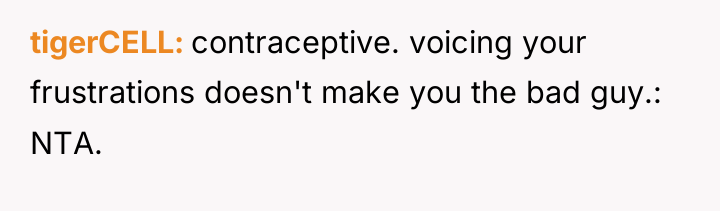 tigerCELL contraceptive. voicing your frustrations doesn't make you the bad...