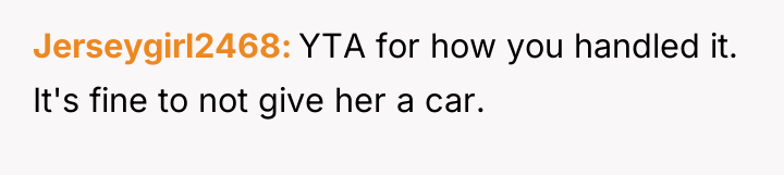 Jerseygirl2468 YTA for how you handled it. It's fine to...