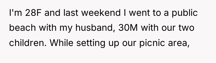 I'm 28F and last weekend I went to a public...