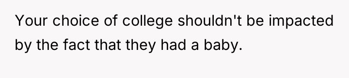 Your choice of college shouldn't be impacted by the fact...