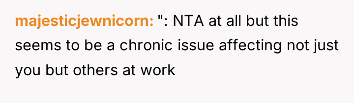 majesticjewnicorn ": NTA at all but this seems to be...
