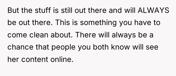 But the stuff is still out there and will ALWAYS...