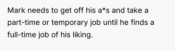Mark needs to get off his a*s and take a...