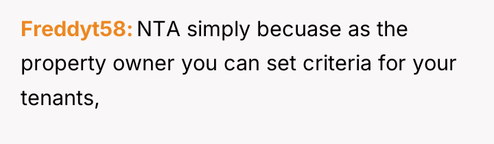 Freddyt58 NTA simply becuase as the property owner you can...
