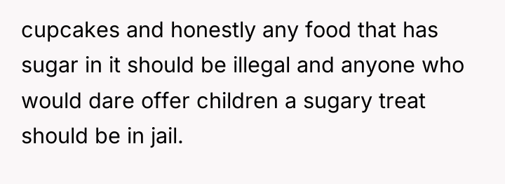 cupcakes and honestly any food that has sugar in it...