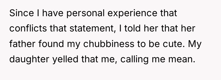 Since I have personal experience that conflicts that statement, I...