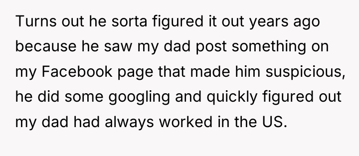 Turns out he sorta figured it out years ago because...