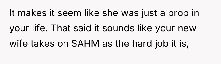 It makes it seem like she was just a prop...