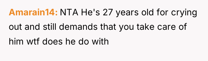 Amarain14 NTA He's 27 years old for crying out and...