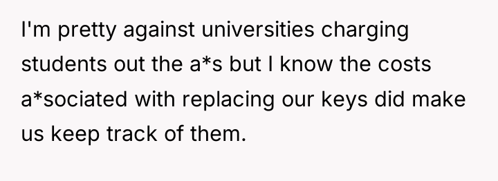 I'm pretty against universities charging students out the a*s but...