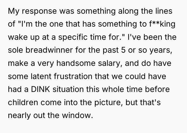 My response was something along the lines of "I'm the...