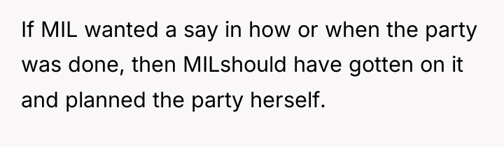 If MIL wanted a say in how or when the...