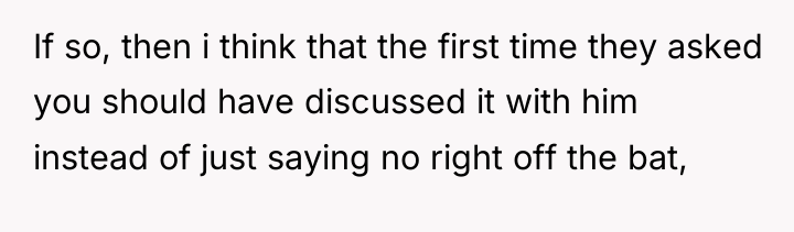 If so, then i think that the first time they...