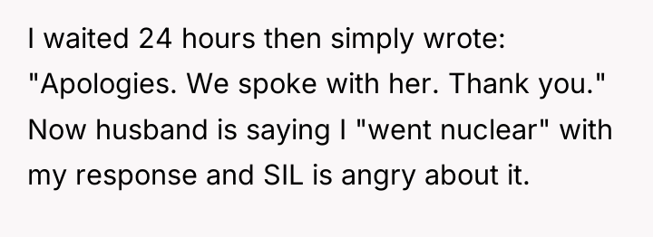 I waited 24 hours then simply wrote: "Apologies. We spoke...