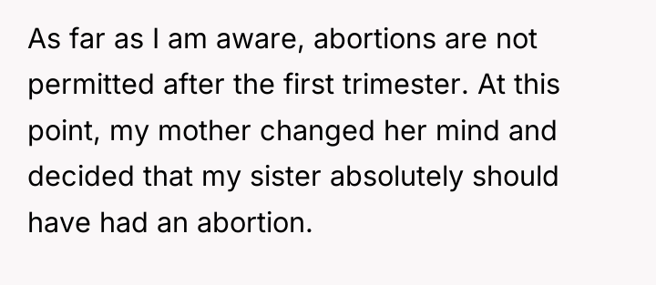 As far as I am aware, abortions are not permitted...