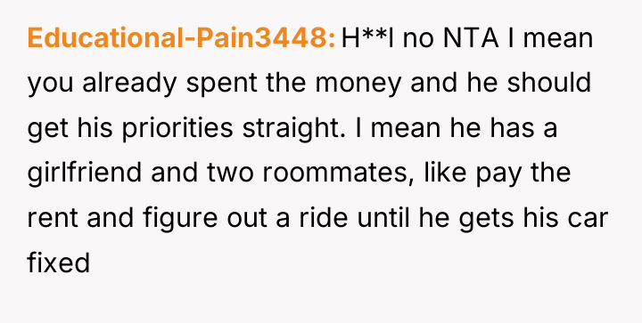 Educational-Pain3448 H**l no NTA I mean you already spent the...