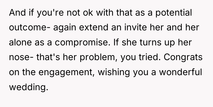And if you're not ok with that as a potential...