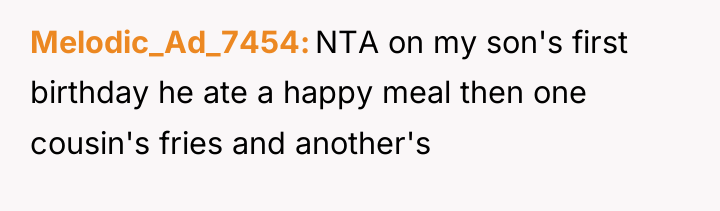 Melodic_Ad_7454 NTA on my son's first birthday he ate a...