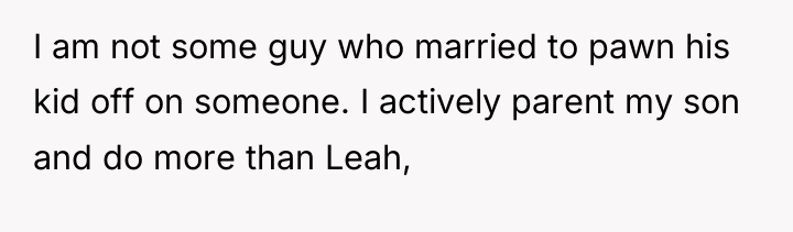 I am not some guy who married to pawn his...