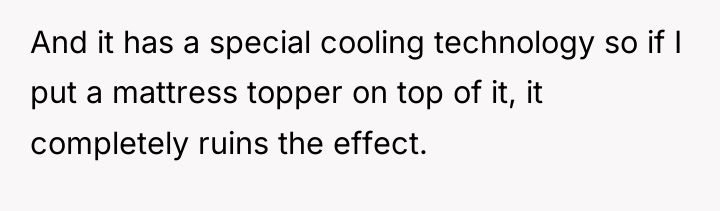 And it has a special cooling technology so if I...