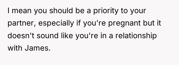I mean you should be a priority to your partner,...