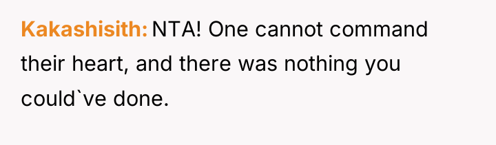 Kakashisith NTA! One cannot command their heart, and there was...