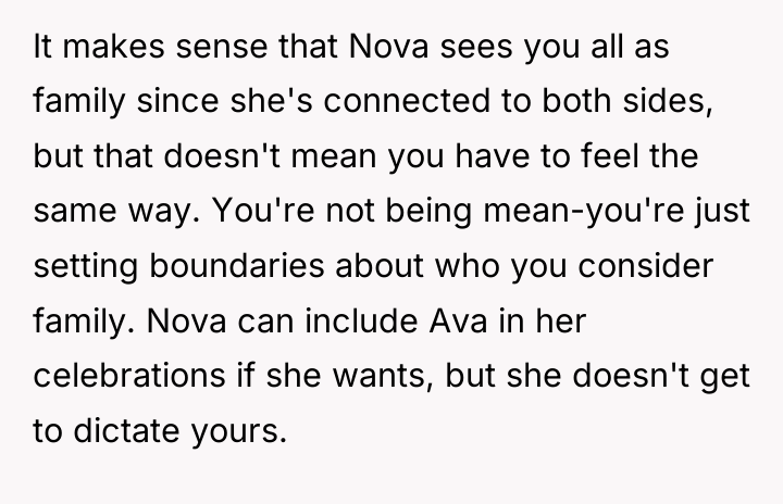 It makes sense that Nova sees you all as family...