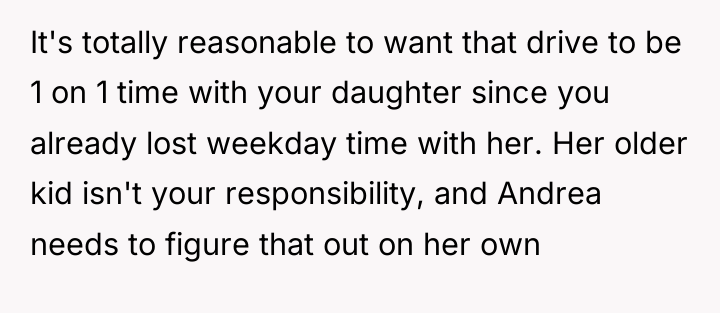 It's totally reasonable to want that drive to be 1...