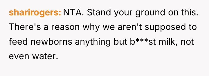sharirogers NTA. Stand your ground on this. There's a reason...