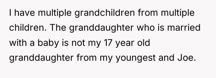 I have multiple grandchildren from multiple children. The granddaughter who...