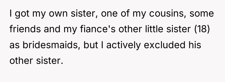 I got my own sister, one of my cousins, some...