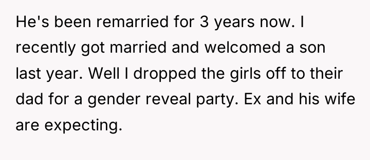 He's been remarried for 3 years now. I recently got...