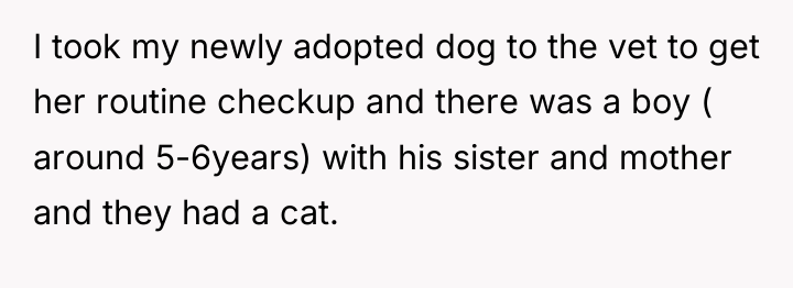 I took my newly adopted dog to the vet to...