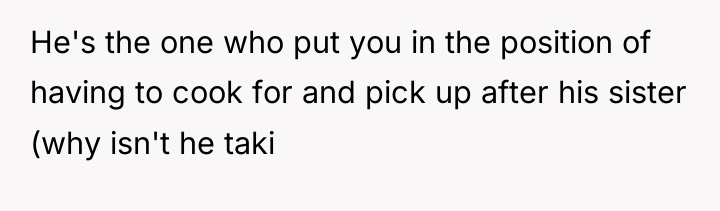 He's the one who put you in the position of...