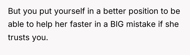 But you put yourself in a better position to be...