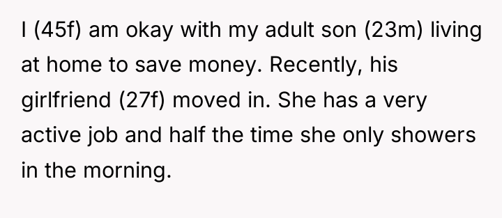 I (45f) am okay with my adult son (23m) living...
