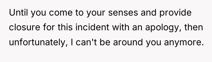 Until you come to your senses and provide closure for...