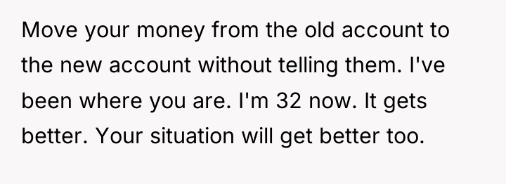 Move your money from the old account to the new...