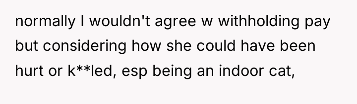 normally I wouldn't agree w withholding pay but considering how...